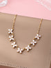 Charm Necklace-Delicate Pearl Flower | 80N92821