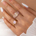 Bow-Accented Pink Gem Ring | 80R207