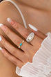 Marble & Gemstone Statement Ring | 80R208