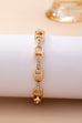 Sparkling Gold Link Chain Bracelet | 80B1657