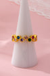 Multicolor Gemstone Beaded Ring | 80R218