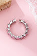 Pink Heart Eternity Band Ring | 80R219