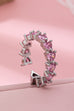 Pink Heart Eternity Band Ring | 80R219