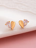 Heart-Shaped Crystal Stud Earrings | 80E61918