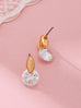 Crystal On Gold Post Stud Earrings | 80E61924