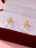 Crystal On Gold Post Stud Earrings | 80E61924