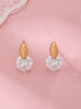 Crystal On Gold Post Stud Earrings | 80E61924