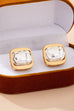 Crystal Cushion-Cut Stud Earrings | 80E62066