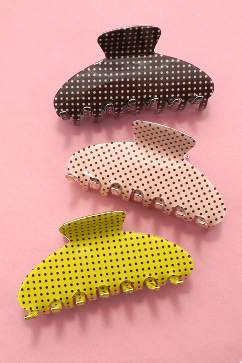 Polka Dot Hair Claw Clip | 40H1052