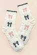 Cozy Bow & Tulip Crew Ankle Socks | 40S02084