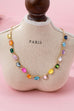 Multicolor Gemstone Link Necklace | 80N92824