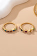 Rainbow Gemstone Cluster Statement Ring Set | 80R227