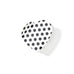 Polka Dot & Striped Heart Hair Claw Clips | 40H1053