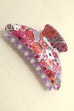 Floral Print Hair Claw Clips | 40H1054