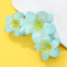 Gradient Resin Floral Hair Claw Clips | 40H1063