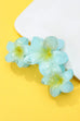 Gradient Resin Floral Hair Claw Clips | 40H1063