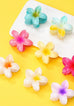 Gradient Floral Resin Hair Claw Clips | 40H1064