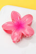 Gradient Floral Resin Hair Claw Clips | 40H1064