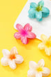 Gradient Floral Resin Hair Claw Clips | 40H1064