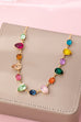 Rainbow Pear Gemstone Dangle Necklace | 80N92848