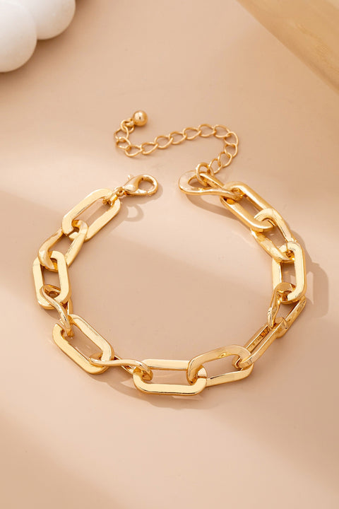 Bold Chunky Gold Link Bracelet | 80B1676