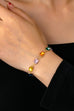 Rainbow Gemstone Tennis Bracelet | 80B1674
