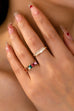 Rainbow Crystal Wrap Ring 2pcs Set | 80R241
