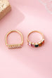 Rainbow Crystal Wrap Ring 2pcs Set | 80R241