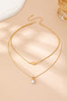 Layer Knot & Acorn Pendant Duo Drop Necklace | 80N92865