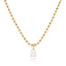 18K STAINLESS STEEL TARNISH FREE SQUARE NECKLACE | 40NK9675