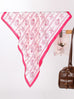 Nautical Shell & Starfish Print Silk-Feel Scarf | 40SC706