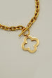 18K STAINLESS STEEL TARNISH FREE CLOVER NECKLACE | 40NK9647