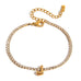 18K STAINLESS STEEL TARNISH FREE INITIAL BRACELET | 40B5246