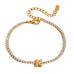 18K STAINLESS STEEL TARNISH FREE INITIAL BRACELET | 40B5246