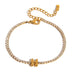 18K STAINLESS STEEL TARNISH FREE INITIAL BRACELET | 40B5246