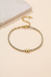 18K STAINLESS STEEL TARNISH FREE INITIAL BRACELET | 40B5246