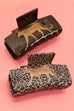 Wildlife Leopard Hair Claw Clips | 40H1073