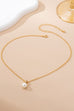 Classic CZ Crystal & Pearl Pendant Necklace | 80N92872