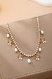 Glass Crystal Tennis Charms Necklace | 80N92887