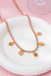 Glass Crystal Tennis Charms Necklace | 80N92887