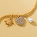 Celestial Heart & Pearl Charm Necklace | 80N93235