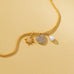 Celestial Heart & Pearl Charm Necklace | 80N93235