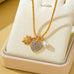 Celestial Heart & Pearl Charm Necklace | 80N93235
