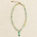 Resin Bead & Enamel Fish Charm Strand Necklace | 40NK9808