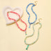 Resin Bead & Enamel Fish Charm Strand Necklace | 40NK9808