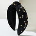 Cross and Crystal Embellished Knot Headband | 40HB196