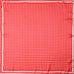 Red Gingham Silk-Finish Square Scarf | 40SC710