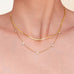 18K STAINLESS STEEL TARNISH FREE LAYERED NECKLACE | 40NK9686