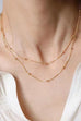 18K STAINLESS STEEL TARNISH FREE LAYERED NECKLACE | 40NK9684