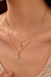 Crystal Star & Floral Layered Necklace Set | 40NK9687